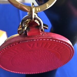 Louis Vuitton Red Keychain